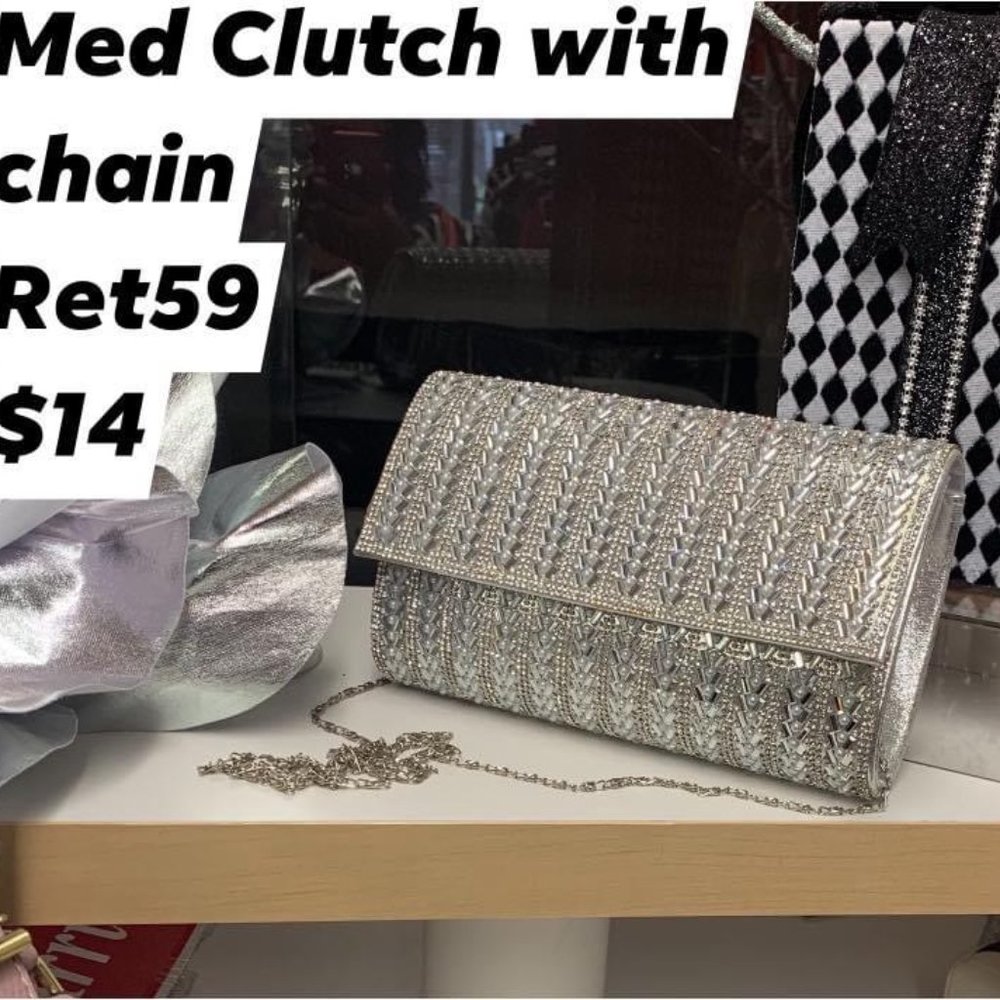 BEAUTIFUL SHIMMER AND PEARL PURSE